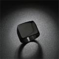 Black Rock Punk Cool Fashion Signet Titanium Stainless Steel Rings For Men -  Ring For Girls. 