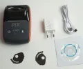 PixPos V2 Receipt and Label Printer - Pix 58mm 2 in 1 Thermal Receipt & label Both Multifunctional Printer - USB Bluetooth Support POS Print & Labeling Tag Name Price Barcode Label Maker Command Compatible With Android/Windows for Shops, Small Business. 
