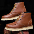 Men Boots Elevator Shoes Hidden Heels High Soft Leather Heightening Shoes For Man Increase Insole 10CM 8CM 6CM Warm Height Boots BunnyGarden.