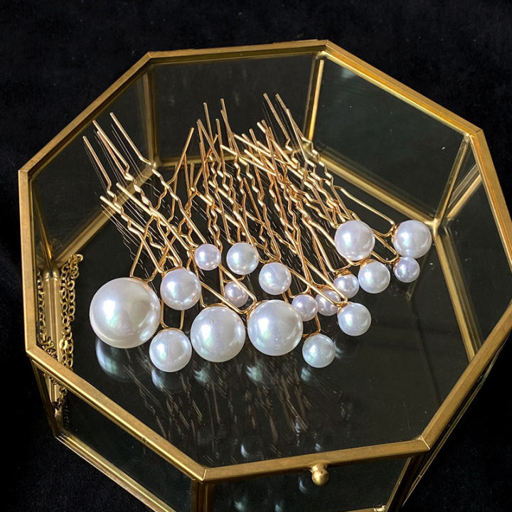 European%20and%20American%20brides%20embellished%20with%20pearl%20small%20hairpins,%20headdresses,%20dresses,%20messy%20hair,%20U-shaped%20hairpins,%20modeling%20accessories%20set%20-%20Image%203