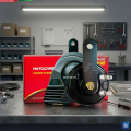 Motocare H2 Premium Dual Tone Snail Horn 12V Universal High Low Horn Set 80mm 105 to 118dB 1 Pair Water Resistant. 
