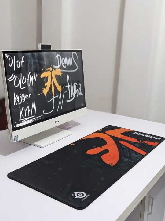 FNATIC SteelSeries Gaming Mousepad Orange/Black 700*300*3mm Keyboard Mousepad