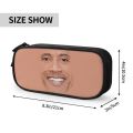 The Rock Face Dwayne Pencil Case For Girls Boys Large Capacity American Actor Johnson Pen Bag Box Stationery. 