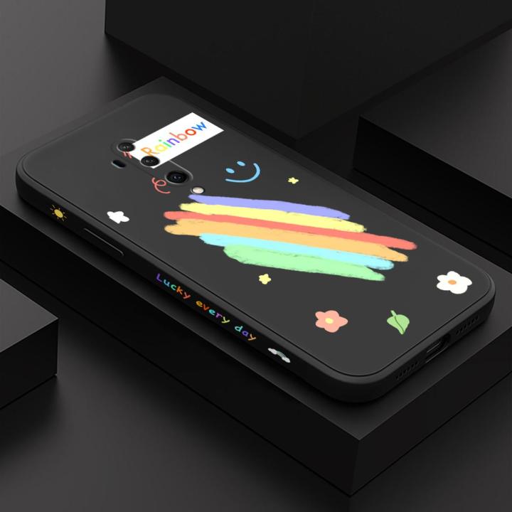 OnePlus 7T Pro New Cartoon Girls Smile Rainbow Design Phone Case