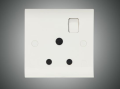 Energypac Elegant Series 15A 3 Pin Round A/C Socket 3Pin AC Electrical Wall Switch. 