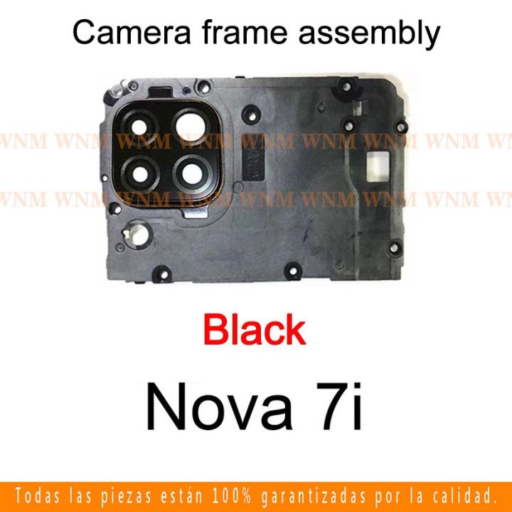 Rear Camera Lens For Huawei Nova 7i / P40 Lite Lens Glass Rear Glass Lens Frame Repair Replacement Parts