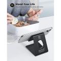 Lamicall Cell Phone Stand, Phone Dock: Cradle, Holder, Stand for Office Desk - Black. 