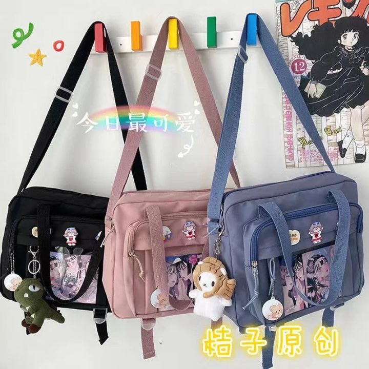 Japanese%20High%20School%20Girls%20Crossbody%20Bags%20Nylon%20Book%20Bag%20Transparent%20Itabag%20Women%20Handbags%20JK%20Bag%20Second%20Element%20Shoulder%20Bag%20-%20Image%202