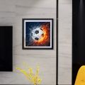 Diamond Painting "Football" Embroidery Cross Stitch Rhinestone. 