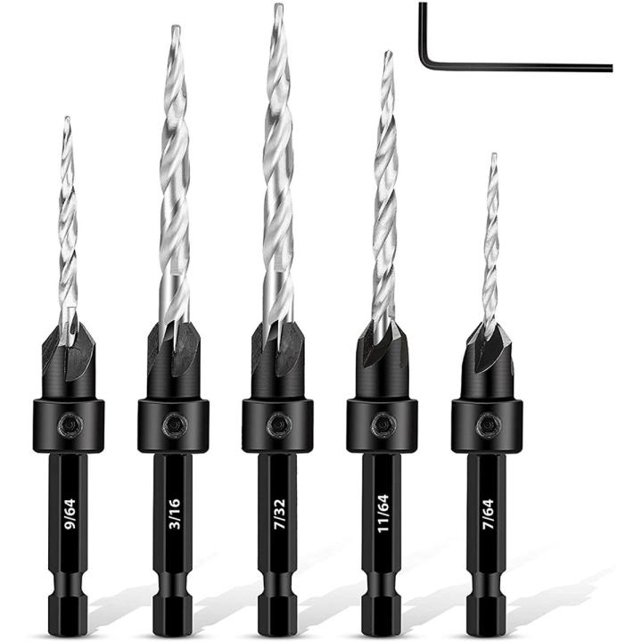 Countersink Pilot Bit Set Nax Countersink Drill Bit Set Counter
