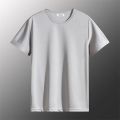 Casual Summer Short Sleeve T Shirt For Men Baggy Breathable O-Neck Solid Color Tee Tops Man Pullover T Shirts Clothing. 