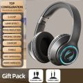 New Wireless Headphones Bluetooth 5.3 Foldable High Fidelity Stereo Sports Headset Music Game Earphone with Mic support TF Card.