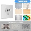 10Pcs Nail Free Wall Hook Screw No Trace Stickers Adhesive Without Drilling Wall Hangers Kitchen Bathroom Screw Hook Hanger. 