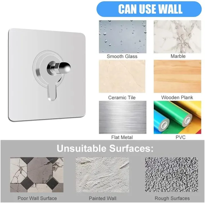 10Pcs%20Nail%20Free%20Wall%20Hook%20Screw%20No%20Trace%20Stickers%20Adhesive%20Without%20Drilling%20Wall%20Hangers%20Kitchen%20Bathroom%20Screw%20Hook%20Hanger%20-%20Image%204