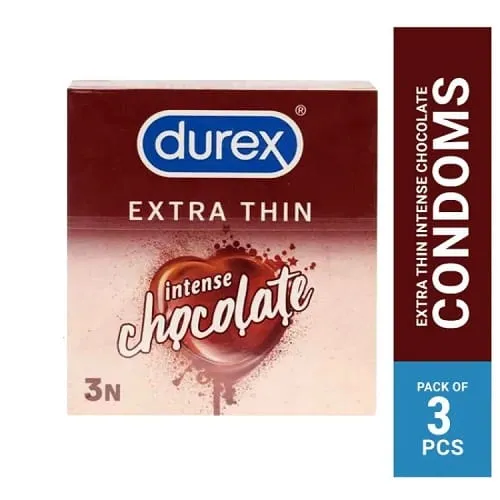 Durex%20-%20Extra%20Thin%20Intense%20Chocolate%20Flavored%20Condom%20-%20Single%20Pack%20-%203x1=3pcs%20-%20Image%202