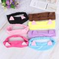 1PCS Cat Ears Headbands, Elastic Women's Cute Hair Band, Wash Face Spa Headband - Washable Facial Band Makeup Wrap Headbands Fits All Head Sizes - Hair Band.