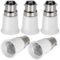 5 pcs Bulb Base Socket ( B22 To E27 ) Converter Adapter. 