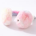 Children's cartoon unicorn color headphones winter cold/ warm earmuffs music headsets. 