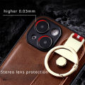 Phone case ZTE Nubia Flip Leather Ring Holder Snap-on Hybrid PC+TPU Full Protection Back cover ZTE Nubia Flip case. 