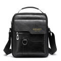 Business Shoulder bag Sophisticated Vintage PU leather Crossbody bag Classic High quality Leather bag for Office Business trip Daily use Gift Men's fashion. 