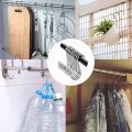 5 Stainless Steel Heavy Duty S-Shaped Hooks For Hanging Clothes Kitchen Office Pack Of 5 Hooks - Silver - Wall Hook - Organize With Ease. 