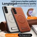 Phone case For infinix Hot 40 40i 50 60 Pro Plus Smart 8 Zero 30 Back cover Light Luxury Leather Texture Compatible with Wireless Magnetic Accessories Versatile Bracket Cover cases.