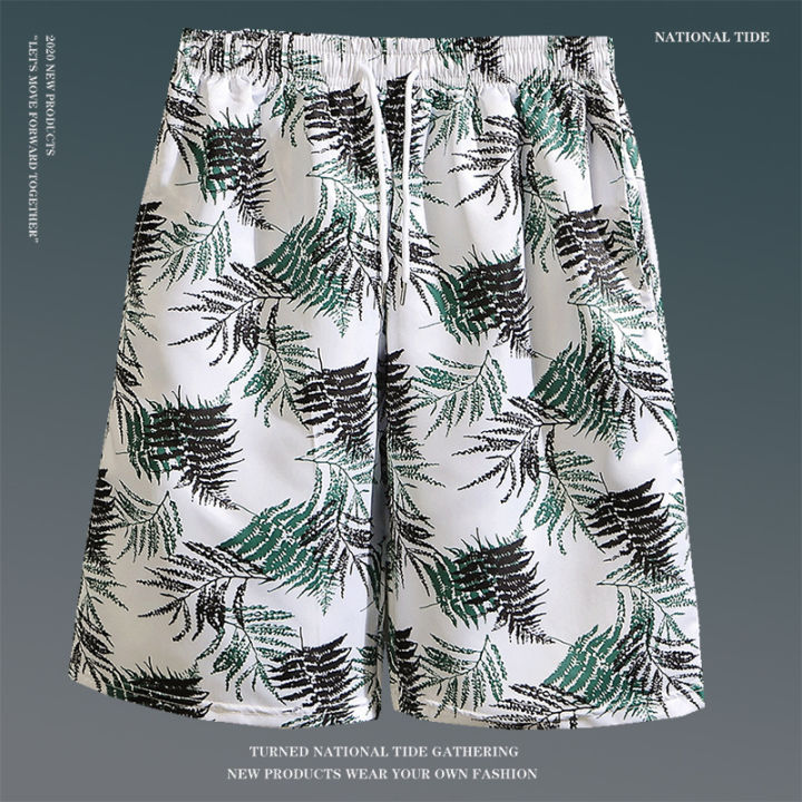 Summer%20flower%20shorts,%20men's%20loose%20plus%20size%20Hawaiian%20beach%20pants,%20large%20pants,%20trendy%20brand%20quick-drying%20pants,%20couple%20cropped%20pants%20-%20Image%208