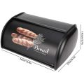 Large Capacity Metal Bread Box,Kitchen Storage Organizer 3.1-4L.