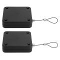 Punch‑Free Automatic Door Closer 2Pcs Sensor Portable Small for Home Office Doors Off.