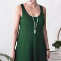 Superb Indispensable -Quality And Durablity -Women Maxi style Round Neck Sleeveless Maxi Plus Size Women's Dresses- Innovative. 