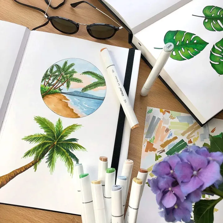 Ohuhu%20Marker%20Pads%20Art%20Sketchbook%20Hardcover%20Notebook%20Student%20Art%20Painting%20Drawing%20Watercolor%20Book%20Graffiti%20Sketch%20School%20Supplies%20-%20Image%205
