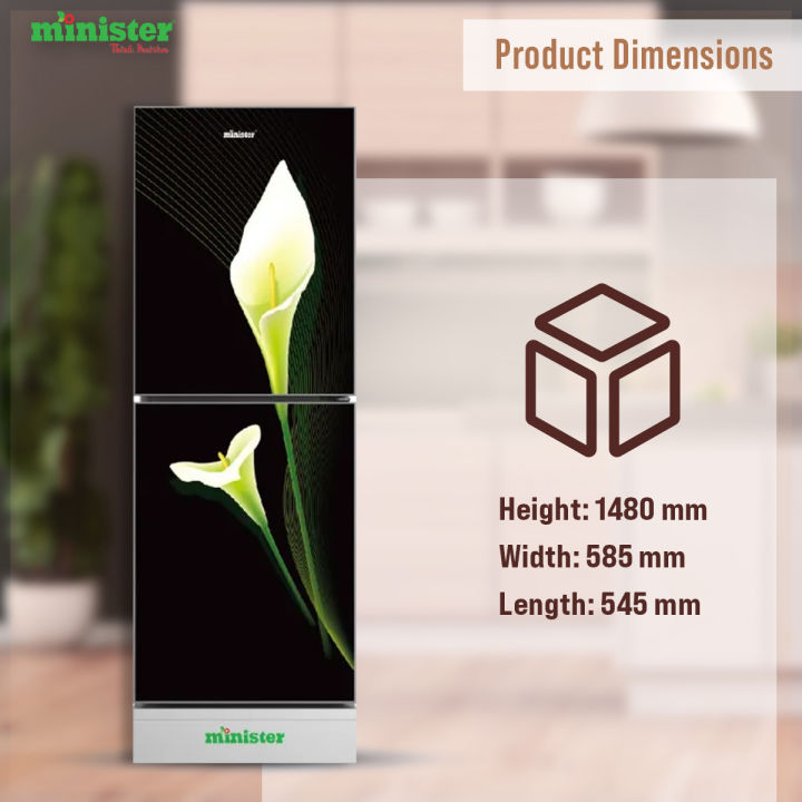 Minister%20Refrigerator%20M-175%20Black%20Arum%20Lily%20with%20Free%20Delivery%20-%20Image%203