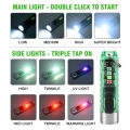 S11 Mini LED Flashlight Rechargeable Keychain Flashlights Portable Powerful Waterproof Camping Torch Light. 