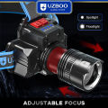 UZBOO Headlight Waterproof Rechargeable Motion Sensor Head Light Powerful Headlamp LED Headlamp Induction Headlight Waterproof Work Light USB Rechargeable Emergency Light Head-mounted Lamp.