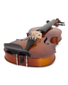 Cecilio CVN-300 Solid Wood Ebony Fitted Violin. 