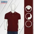 Fine Tex Clothing Maroon Color Premium Quality Polo T-Shirt For Men(Polo T-Shirt For Men). 