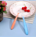 Soft Silicone Baby Spoon | BPA Free Non-Toxic Long Handle Spoon | Newborn Feeding & Training Spoon. 