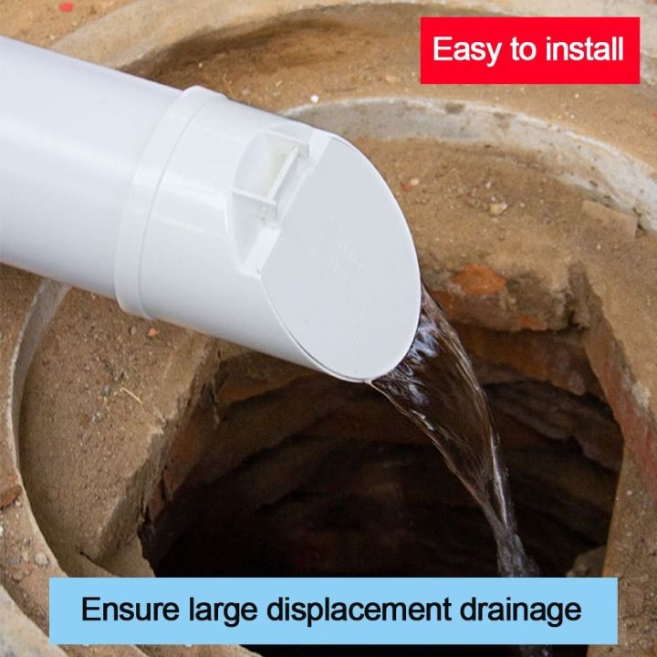 Anti Odor Drainage Pipe Floor Drains Multifunctional Large Displacement Rain Pipe Cap 50-160mm anti-rat Strainer Plug