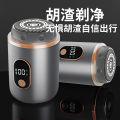 New electric portable mini shaver rechargeable floating beard blade.