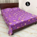 Cotton King Size Bed sheet - 3 pis Set- Multicolour King Size Bedsheet , Bed Sheet , Bedding, Double Size Bedsheet , Boro Bichanar Chador IS 02.