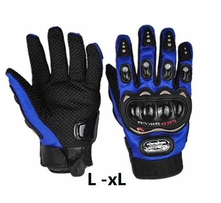 New pro Biker full finger  hand gloves or motorcycle riding  gloves for men -Blue