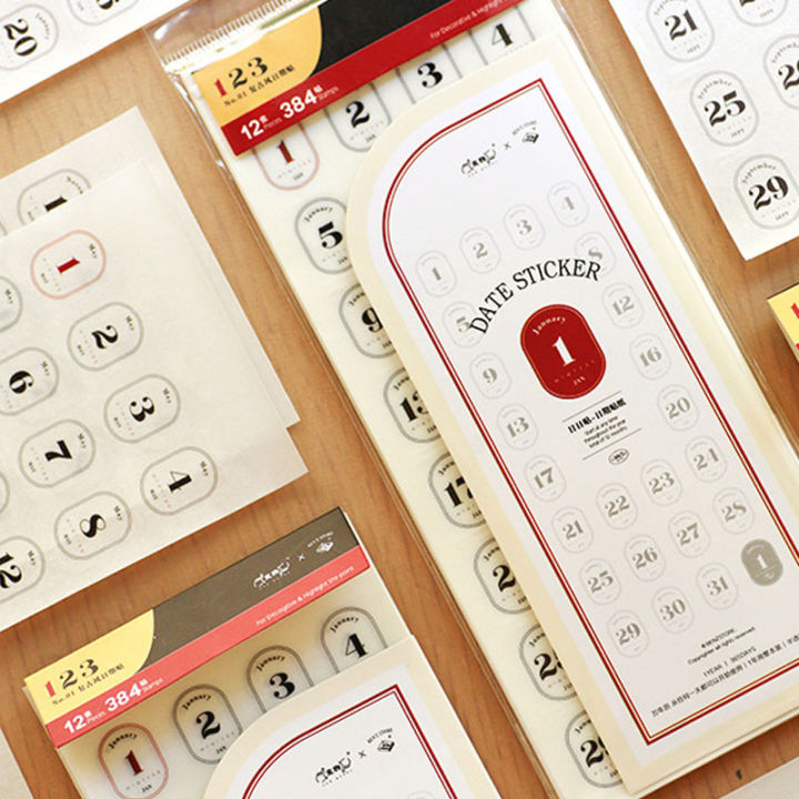 12%20Sheets%20Number%20Date%20Label%20Sticker%202024%20Year%20Planner%20Colorful%20365%20days%20Daily%20Stickers%20Stationery%20Agenda%20Diary%20Journal%20Stickers%20-%20Image%204