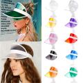 PVC material Sun hat Adjustable Anti-UV Baseball cap Transparent hat for Outdoor activities Beachwear Sun protection Children's sunscreen Daily wear Unisex Summer. 