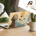 Skull Head with Four Birds Laptop Sticker Laptop Skin Sticker for laptop Back Side AR-5390.