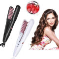 Mini 3D Grid Hair Crimper Curling Iron Volumizing Hair Iron Ceramic Corn Perm Splint Flat Iron Hair Styling Tools Gift for Women.
