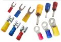 High-Quality Assorted Color 6RM Lug Terminals with Ring and Bullet Connectors 100pcs Pack for Automotive Electrical Wiring. 