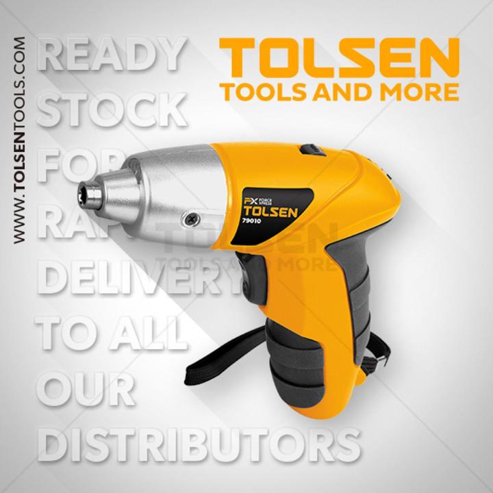 TOLSEN 3.6V Cordless Drill Screwdriver with 24 Pcs Accessories 79010 Kings Trading Daraz .bd