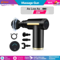 Mini Electric Massage Gun Portable Deep Tissue Massage Gun - Pain Relief USB Rechargeable Body Massager Message Gun Body Muscle Relief Massage Gun Fitness Portable Fascial Gun. 