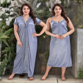 Versatile -Choice and Remark -Fashionable Women's Two-Part Comfortable Night Dress -Maxi- Avant-garde Preferble - Low Hassle and Maintanance. 