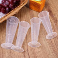 1/5pcs 50/100ML Transparent Graduated Measuring Cup Plastic Triangular Measuring Cup Paint Mixing Cup Kitchen Tool.